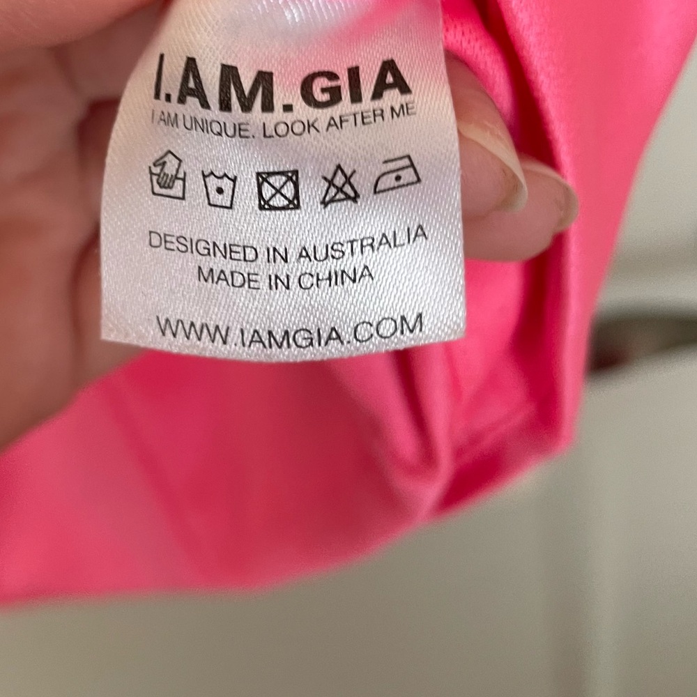 I AM GIA Naomi Bustier Top in Hot Pink Size Medium - Picture 9 of 9